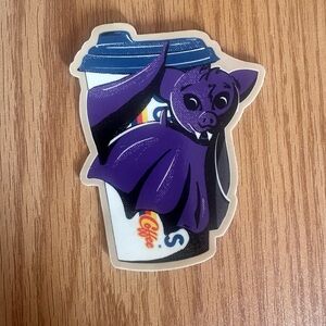 Dutch Bros Halloween Bat Sticker